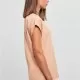 Дамска тениска в цвят праскова Urban Classics Ladies Shoulder Tee, Тениски - Hoodstyle.bg