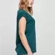 Дамска тениска в тъмнозелен цвят Urban Classics Ladies Shoulder Tee, Тениски - Hoodstyle.bg