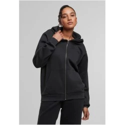 Суичър Ladies Vintage Heavy Zip Hoody black XXL