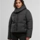 Суичър Ladies Hooded Collar Puffer Jacket black XS