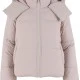 Суичър Ladies Hooded Collar Puffer Jacket cloud XS