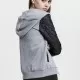 Дамски суичър Urban Classics с кожени ръкави gry/blk XS, Суичъри - Hoodstyle.bg