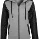 Дамски суичър Urban Classics с кожени ръкави gry/blk XS, Суичъри - Hoodstyle.bg