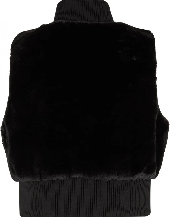 Грейка Ladies Cropped Faux Fur Vest black XS