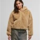 Суичър Ladies Full Zip Faux Fur Hoodie wetsand XS
