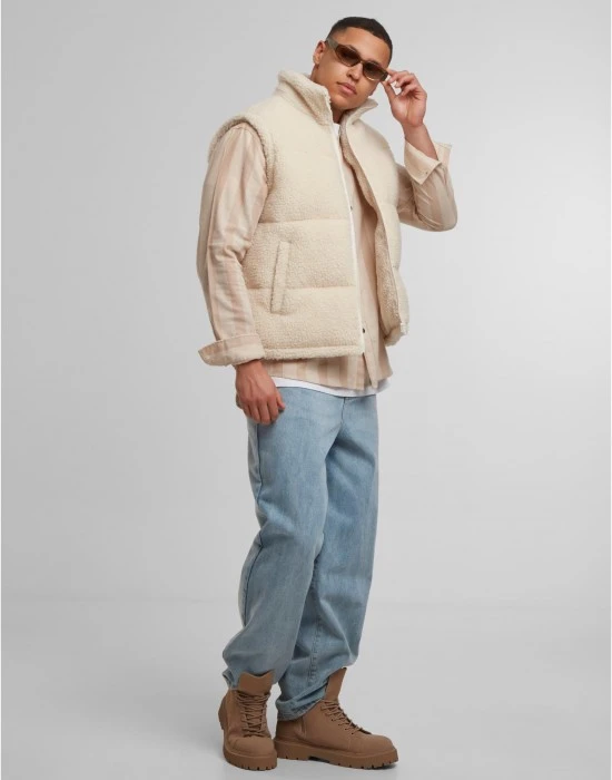 Грейка Basic Teddy Puffer Vest whitesand XXL