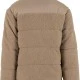 Мъжко Пухено Яке Fabric Mix Teddy Puffer Jacket darktaupe XXL