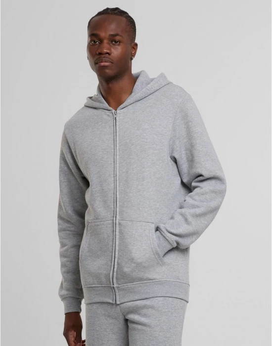 Суичър Basic Essential Zip Hoody heathergrey XXL