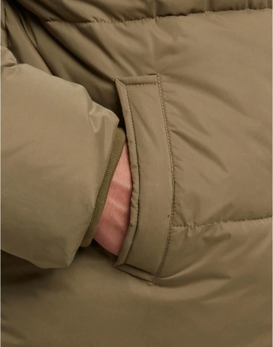 Мъжко Пухено Яке Puffer Jacket With Flap Hood tiniolive XXL
