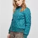 Дамско яке тип бомбър в син цвят Urban Classics Jacket, Якета - Hoodstyle.bg