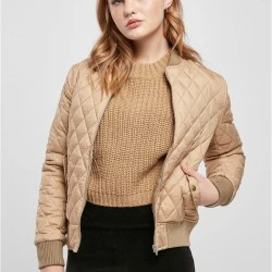 Дамско яке тип бомбър в бежов цвят Urban Classics Jacket