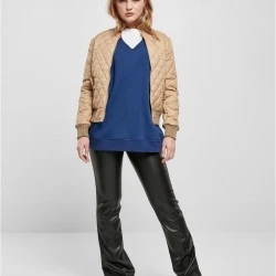 Дамско яке тип бомбър в бежов цвят Urban Classics Jacket