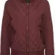 Дамско яке бомбър Urban Classics в цвят бордо, Якета - Hoodstyle.bg