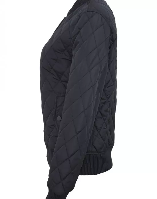Дамско яке бомбър Urban Classics в тъмносин цвят, Якета - Hoodstyle.bg