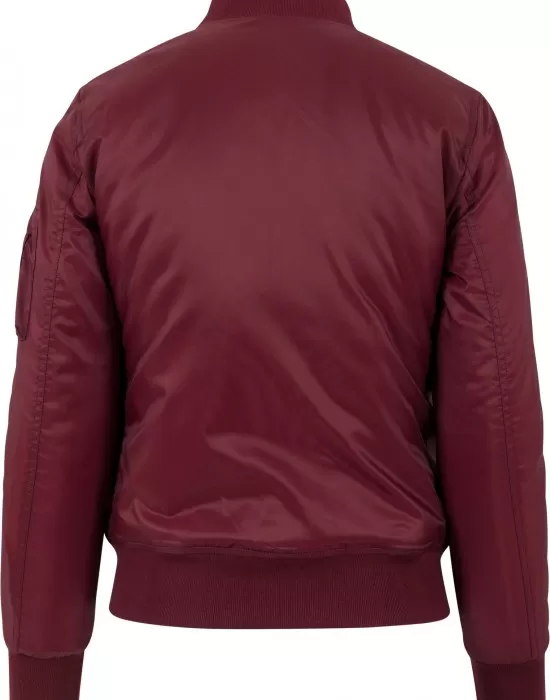 Дамско яке в червено от Urban Classics Ladies Basic Bomber, Якета - Hoodstyle.bg