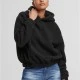 Суичър Ladies Oversized Bonded Sherpa Hoody black XXL
