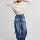 Суичър Ladies Oversized Bonded Sherpa Hoody whitesand XXL