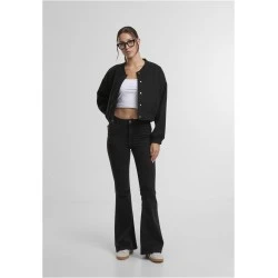 Дамско Бомбър ЯкеLadies Balloon Bomber Jacket black XXL