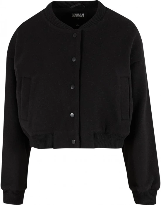 Дамско Бомбър ЯкеLadies Balloon Bomber Jacket black XXL