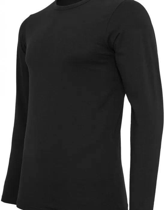 Мъжка блуза в черно Urban Classics Fitted Stretch, Блузи - Hoodstyle.bg