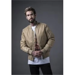 Мъжко бежово яке тип бомбър Urban Classics beige