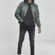 Мъжко яке тип бомбър Urban Classics olive в цвят маслина, Бомбъри - Hoodstyle.bg
