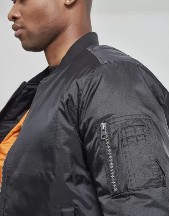 Мъжко черно яке тип бомбър Urban Classics