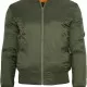 Мъжко яке тип бомбър Urban Classics olive в цвят маслина, Бомбъри - Hoodstyle.bg