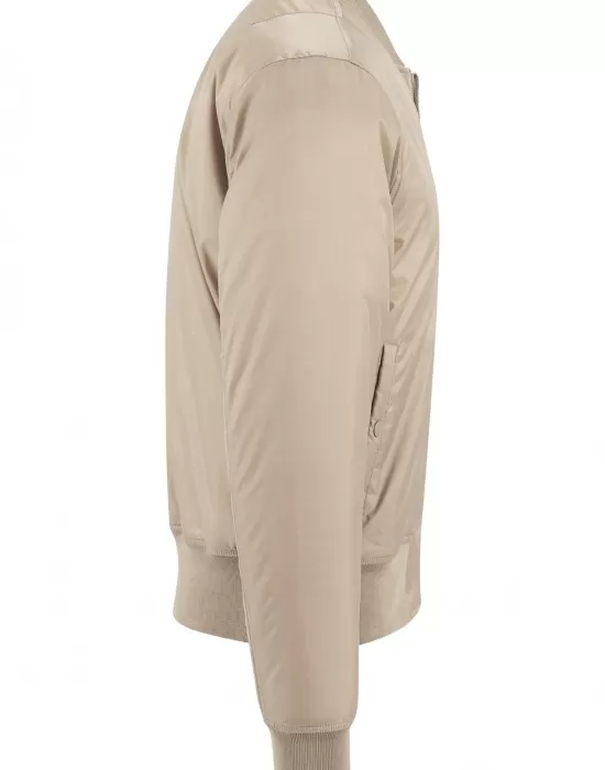 Мъжко бежово яке тип бомбър Urban Classics beige, Якета Пролет / Есен - Hoodstyle.bg