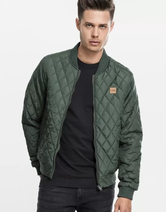 Мъжко пролетно-есенно яке Urban Classics в цвят маслина, Якета Пролет / Есен - Hoodstyle.bg
