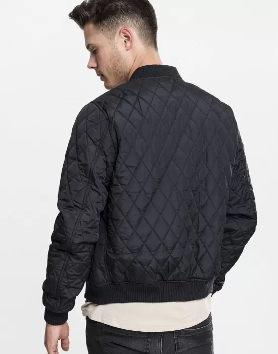Мъжко пролетно-есенно яке Urban Classics в черен цвят, Якета Пролет / Есен - Hoodstyle.bg