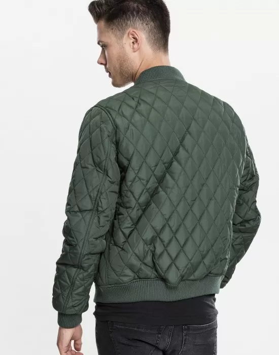 Мъжко пролетно-есенно яке Urban Classics в цвят маслина, Якета Пролет / Есен - Hoodstyle.bg