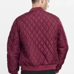 Мъжко пролетно-есенно яке Urban Classics в цвят бордо