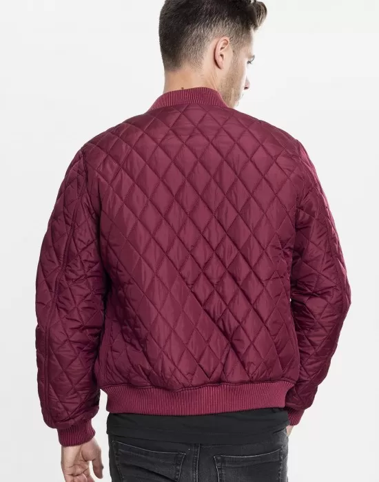 Мъжко пролетно-есенно яке Urban Classics в цвят бордо, Мъже - Hoodstyle.bg