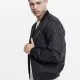 Мъжко пролетно-есенно яке Urban Classics в черен цвят, Якета Пролет / Есен - Hoodstyle.bg