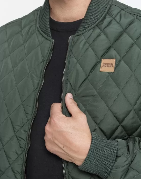 Мъжко пролетно-есенно яке Urban Classics в цвят маслина, Якета Пролет / Есен - Hoodstyle.bg