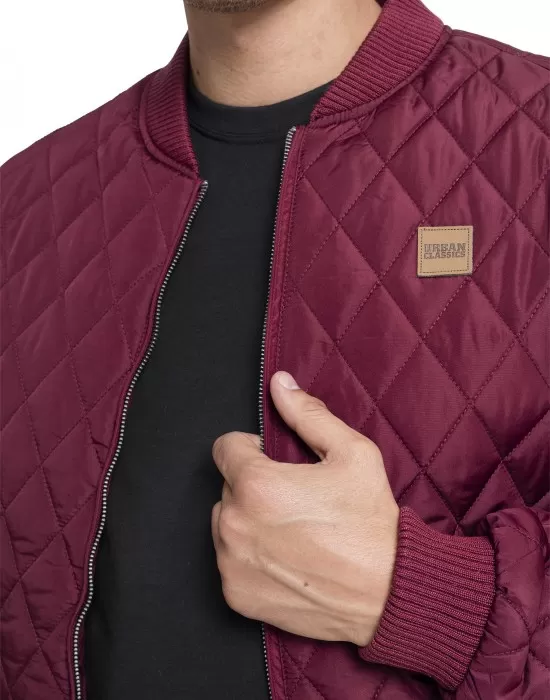 Мъжко пролетно-есенно яке Urban Classics в цвят бордо, Мъже - Hoodstyle.bg