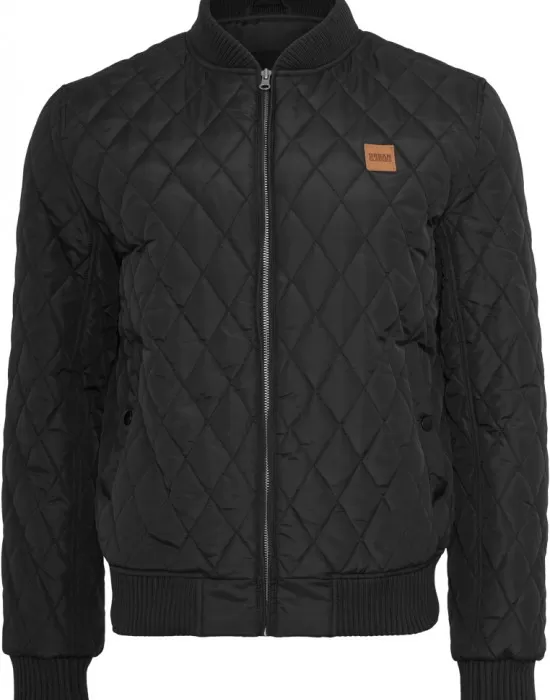 Мъжко пролетно-есенно яке Urban Classics в черен цвят, Якета Пролет / Есен - Hoodstyle.bg