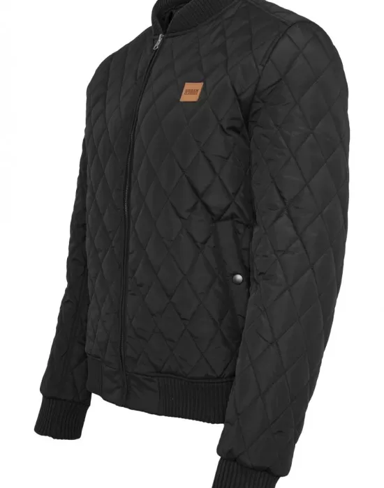 Мъжко пролетно-есенно яке Urban Classics в черен цвят, Якета Пролет / Есен - Hoodstyle.bg