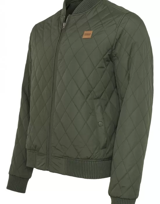 Мъжко пролетно-есенно яке Urban Classics в цвят маслина, Якета Пролет / Есен - Hoodstyle.bg