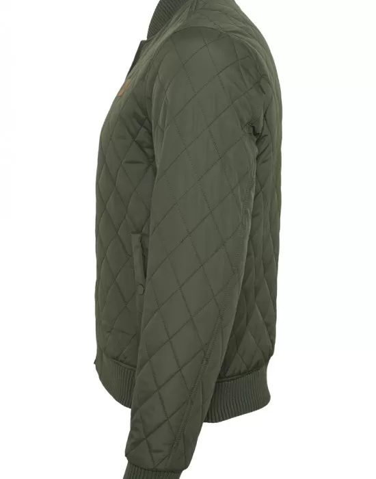 Мъжко пролетно-есенно яке Urban Classics в цвят маслина, Якета Пролет / Есен - Hoodstyle.bg