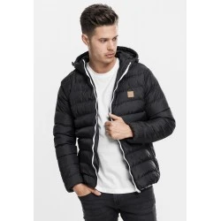 Мъжко зимно яке Urban Classics Basic blkwhtblk