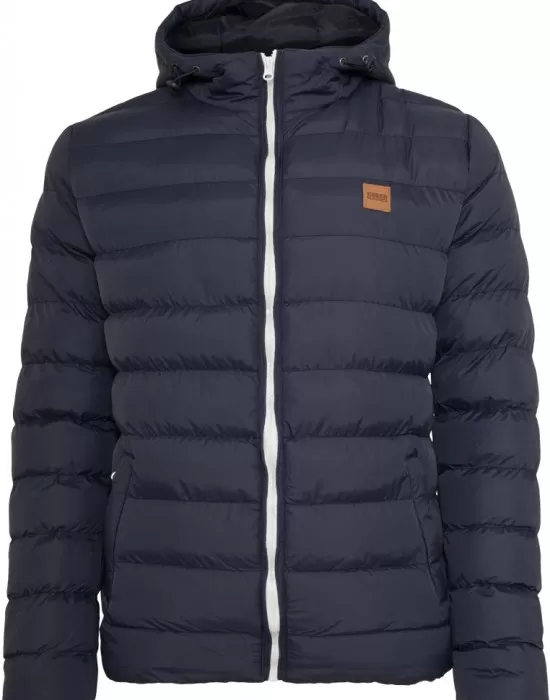 Мъжко зимно яке Urban Classics Basic nvy/wht/nvy, Зимни якета - Hoodstyle.bg