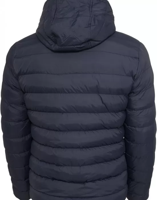 Мъжко зимно яке Urban Classics Basic nvy/wht/nvy, Зимни якета - Hoodstyle.bg