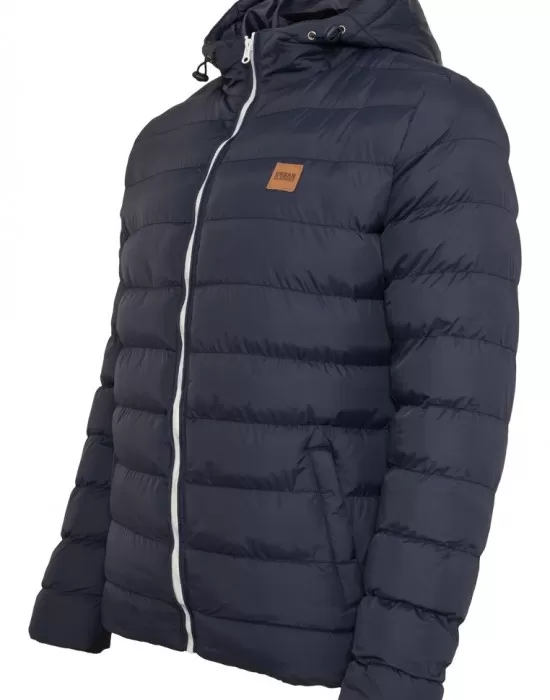 Мъжко зимно яке Urban Classics Basic nvy/wht/nvy, Зимни якета - Hoodstyle.bg