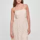 Дамска рокля в светлобежов цвят Urban Classics Ladies Dress, Рокли - Hoodstyle.bg
