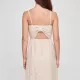 Дамска рокля в светлобежов цвят Urban Classics Ladies Dress, Рокли - Hoodstyle.bg