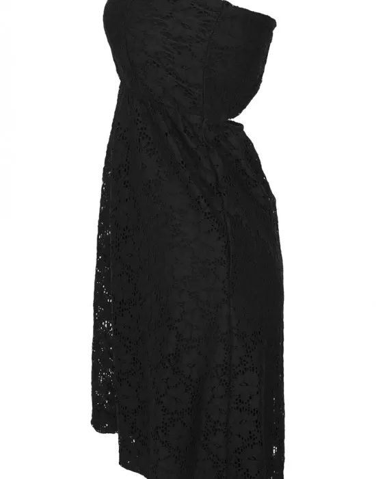 Черна дантелена рокля Urban Classics, Рокли - Hoodstyle.bg