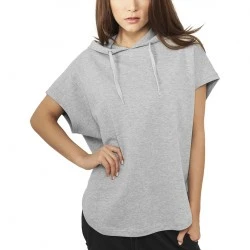 Дамски суичър без ръкави Urban Classics в сив цвят