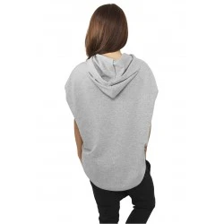 Дамски суичър без ръкави Urban Classics в сив цвят